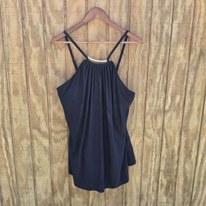 Magicsuit Parker Black One Piece Swim Dress Womens Size 16